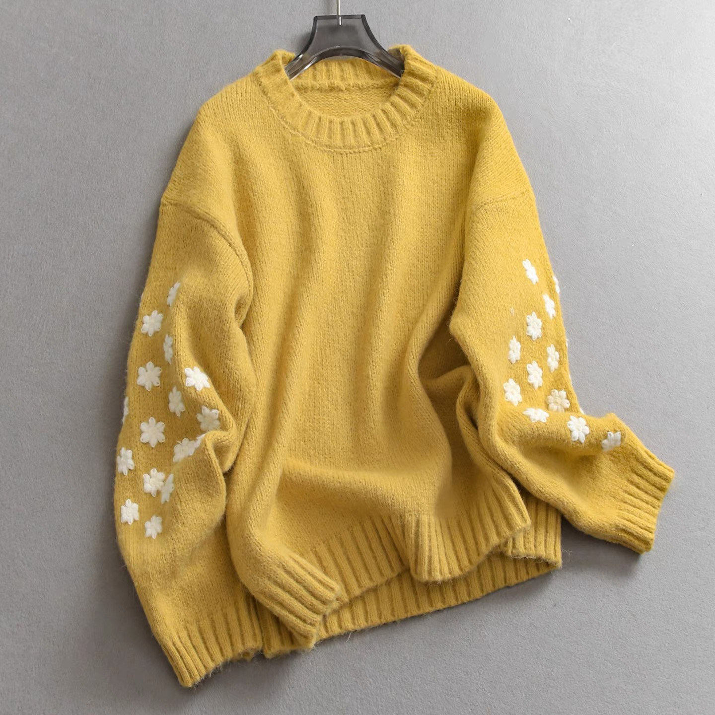 秋冬  ニットカーディガン     レディース    長袖