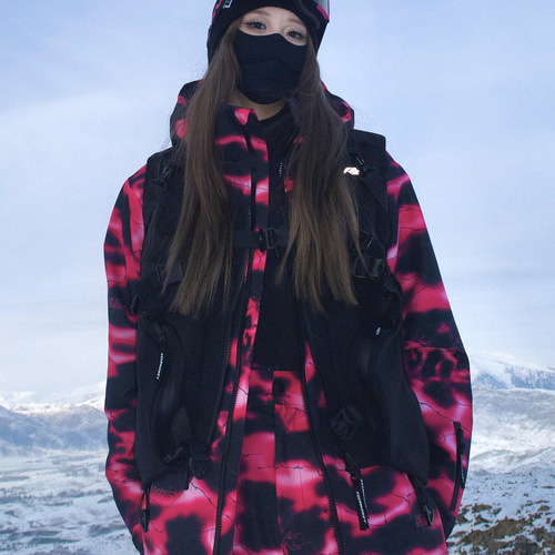 2026 スノボウェア 上下セット 赤 撥水 防寒 レディース メンズ