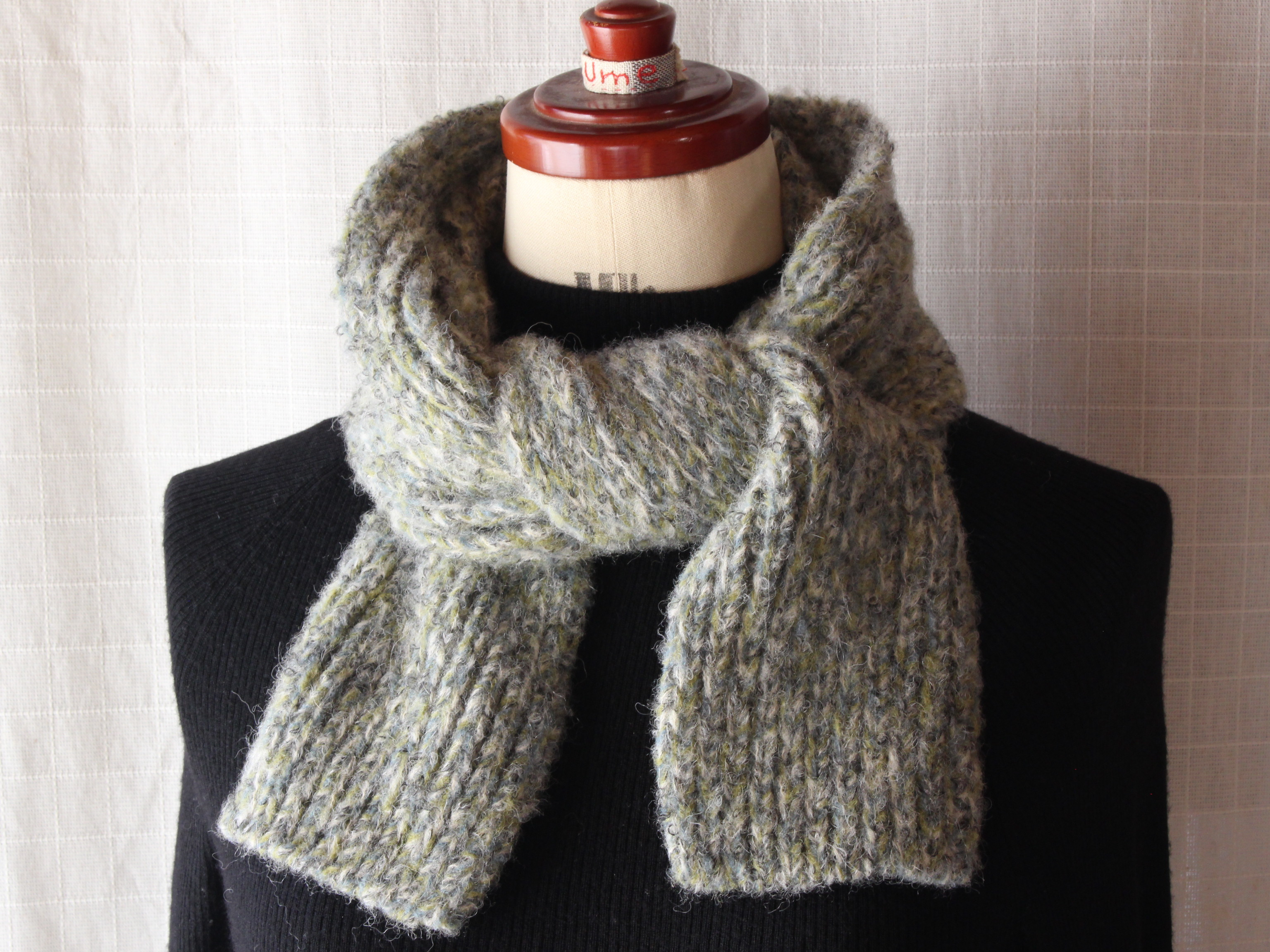 ✳︎ふわふわ✳︎ベビーアルパカのコンパクトマフラー