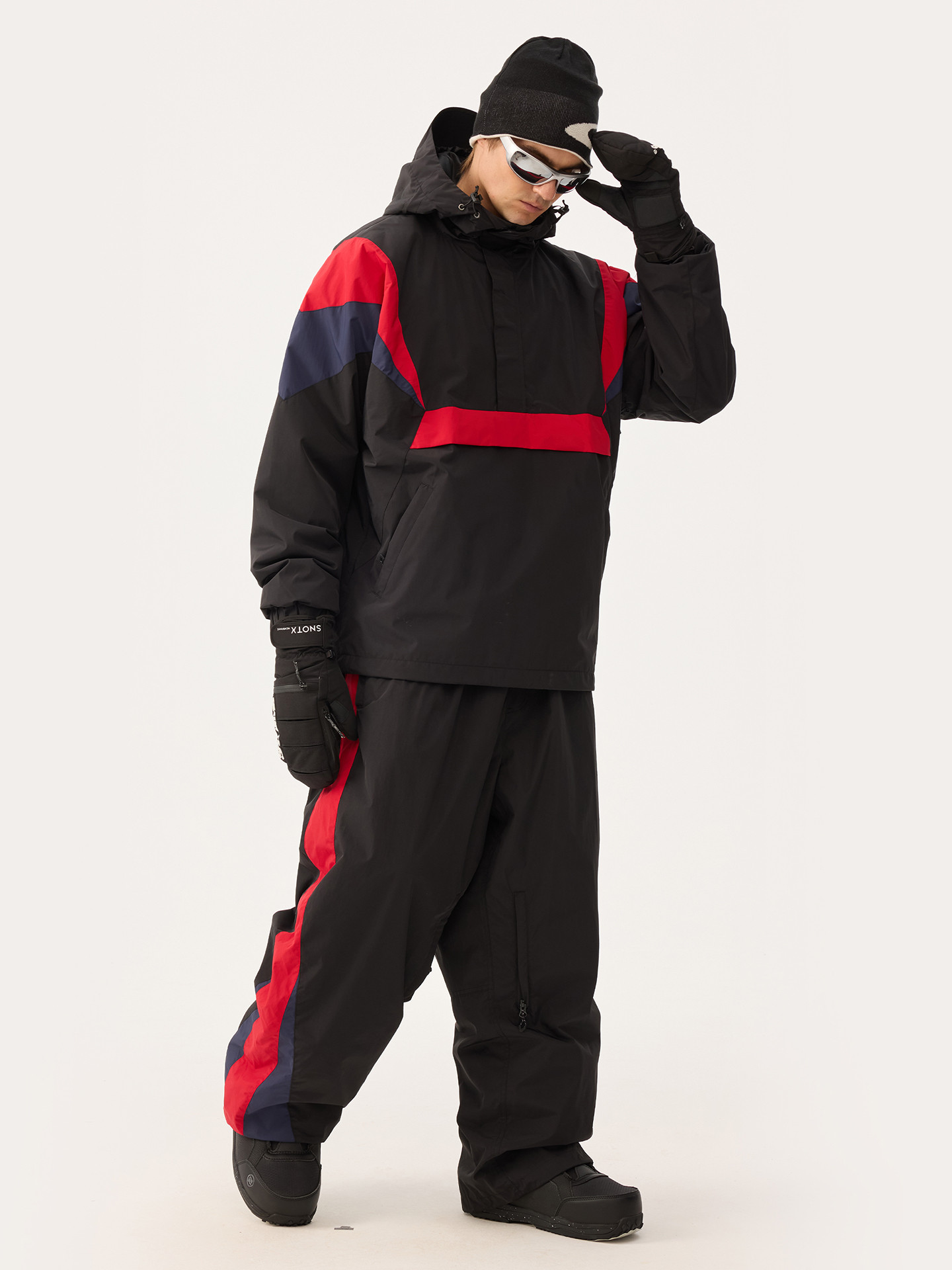2026 スノボウェア 上下セット オーバーサイズ 撥水 防寒 レディース メンズ ジャケット パンツ SK136