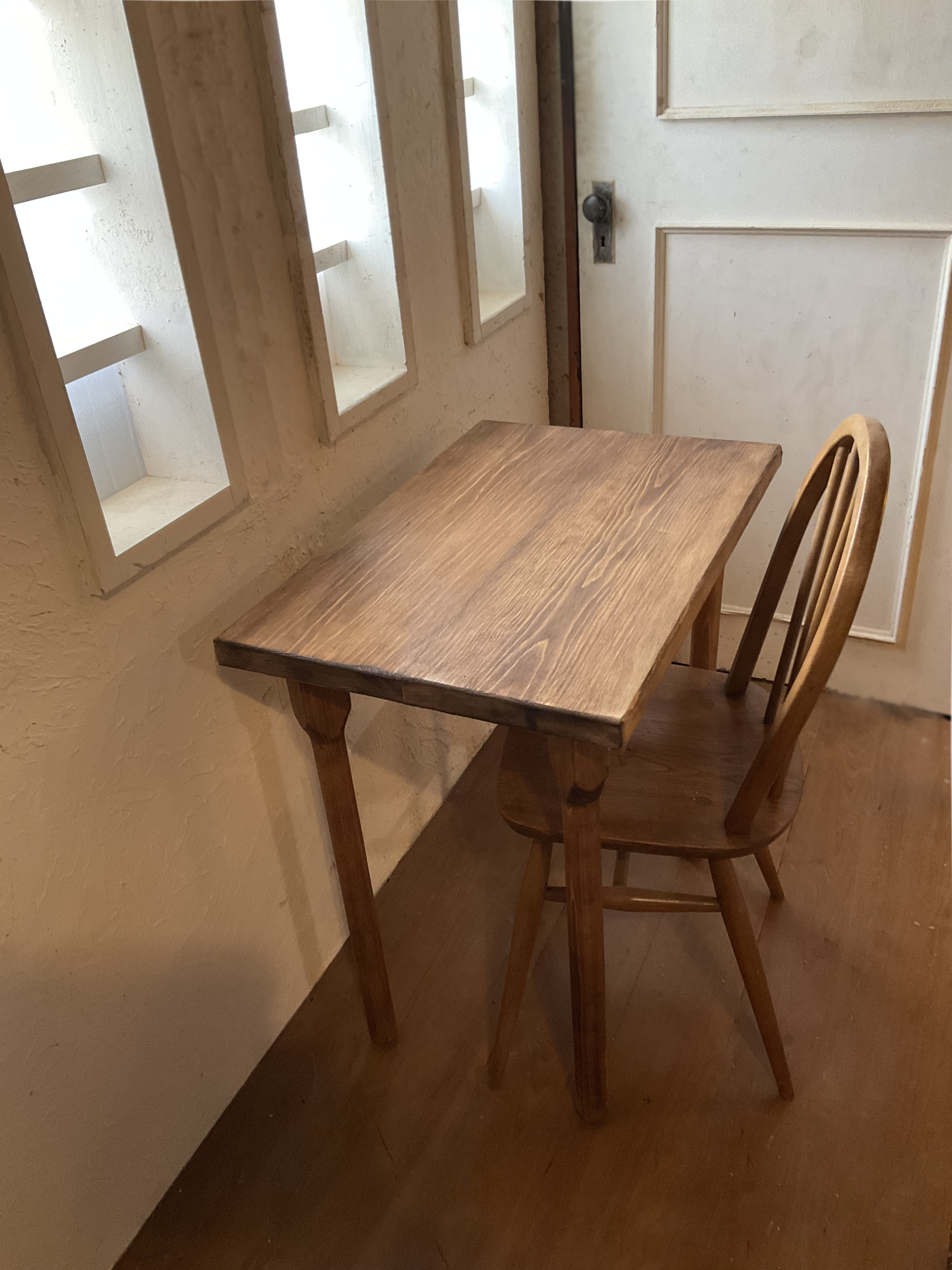 流木風足作業台　#ネイルデスク　ヒノキ天板横60cm 約47㎝　板厚約36ミリ　#ネイルテーブル　カウンターテーブル 17,612円