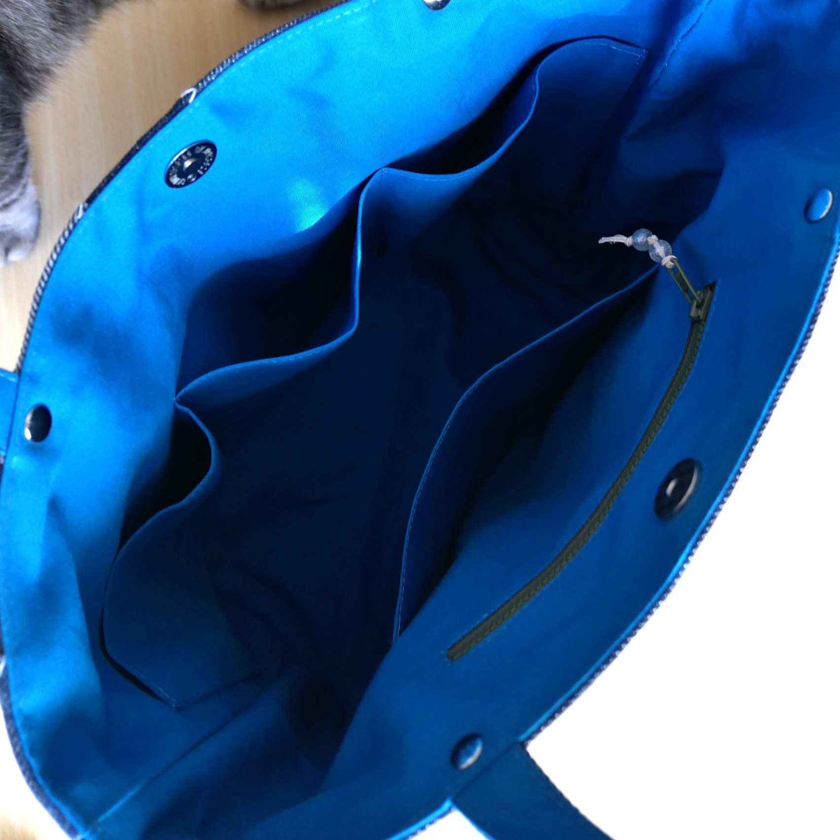 トートバッグ　L　デニムパッチ