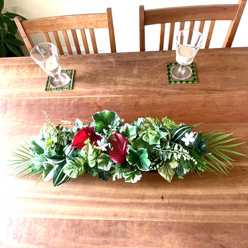 光触媒加工ウォールグリーン フェイクグリーン壁掛け♡置いて使う