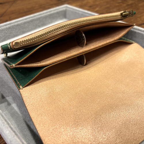 トラッカーウォレット TW03-G グリーン 緑 財布 長財布 長財布 Ashitae