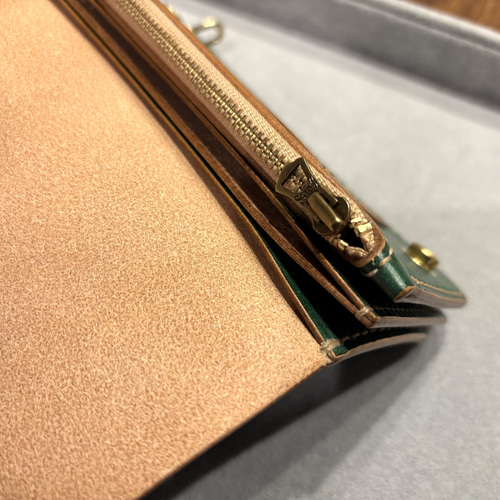 トラッカーウォレット TW03-G グリーン 緑 財布 長財布 長財布 Ashitae