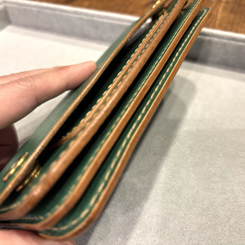 トラッカーウォレット TW03-G グリーン 緑 財布 長財布 長財布 Ashitae