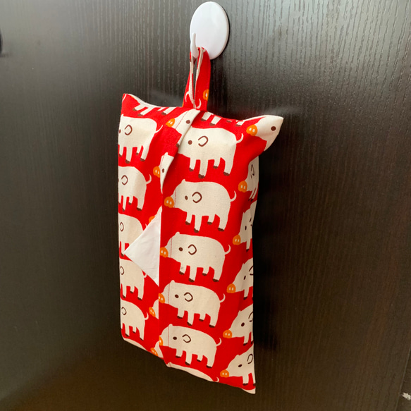 エコティッシュカバー☆マスクストッカー♪ブタさん☆整列♪3カラー 5枚目の画像