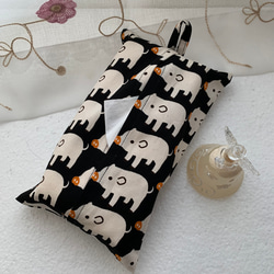 エコティッシュカバー☆マスクストッカー♪ブタさん☆整列♪3カラー 2枚目の画像