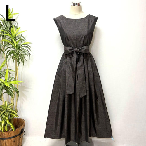 着物リメイク　ジャンパースカート　ノースリーブワンピース　ロング　2WAY 着物リメイク ジャンパースカート ロングワンピース 2WAY ノースリーブ