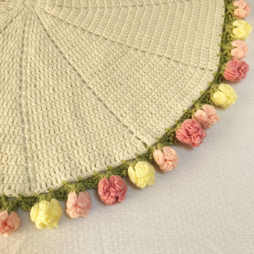 まるでブーケ！チューリップの花束ブランケット 受注制作 その他雑貨