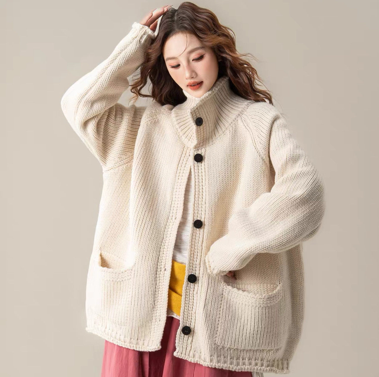 新作｜レディースニット　春秋冬　　おしゃれセーター　ゆったりタイプ