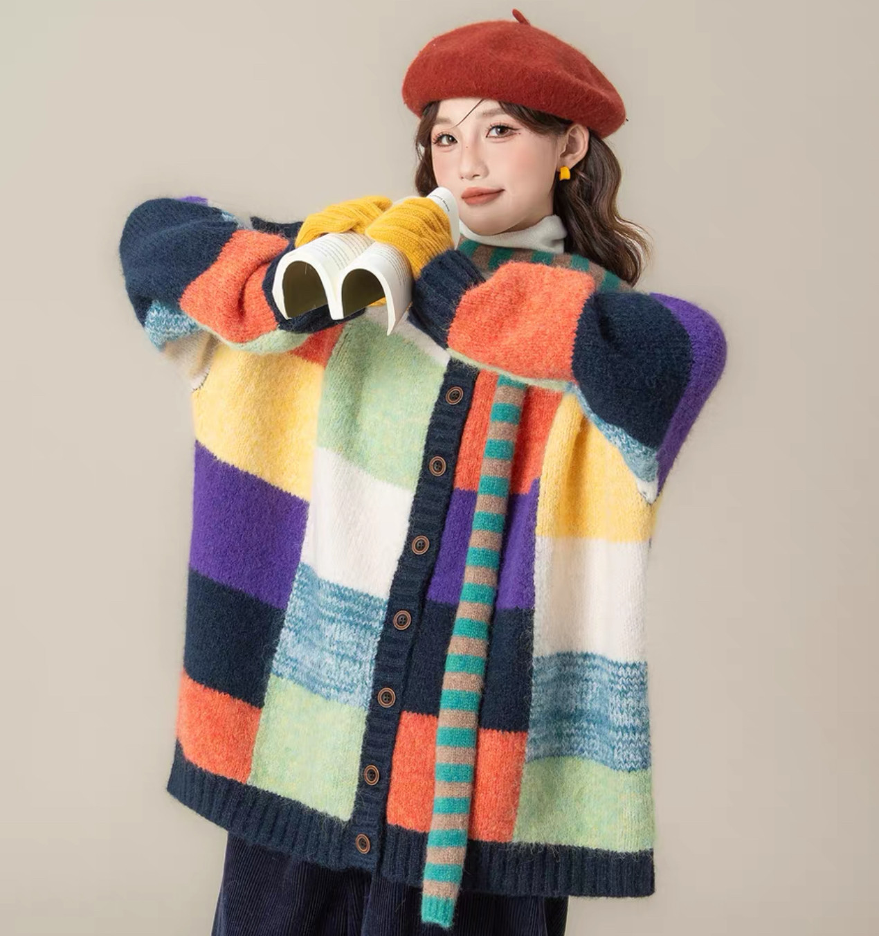 新作｜レディースニット　春秋冬　　おしゃれセーター　ゆったりタイプ