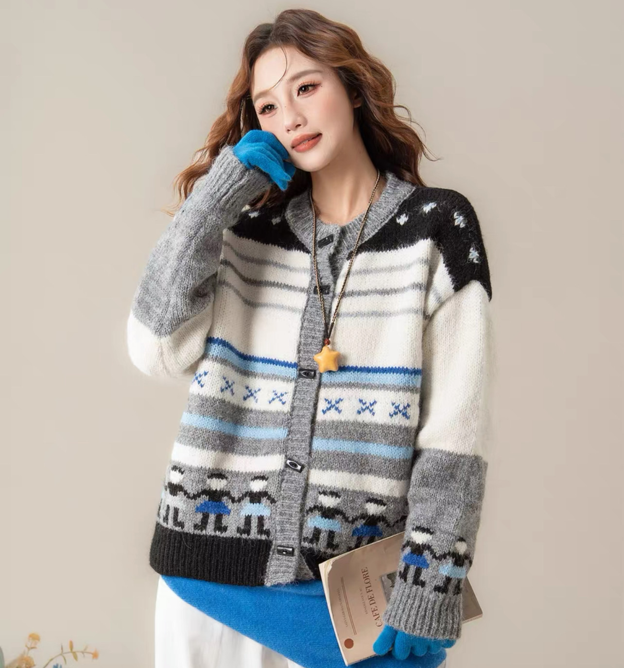 新作｜レディースニット　春秋冬　　おしゃれセーター　ゆったりタイプ