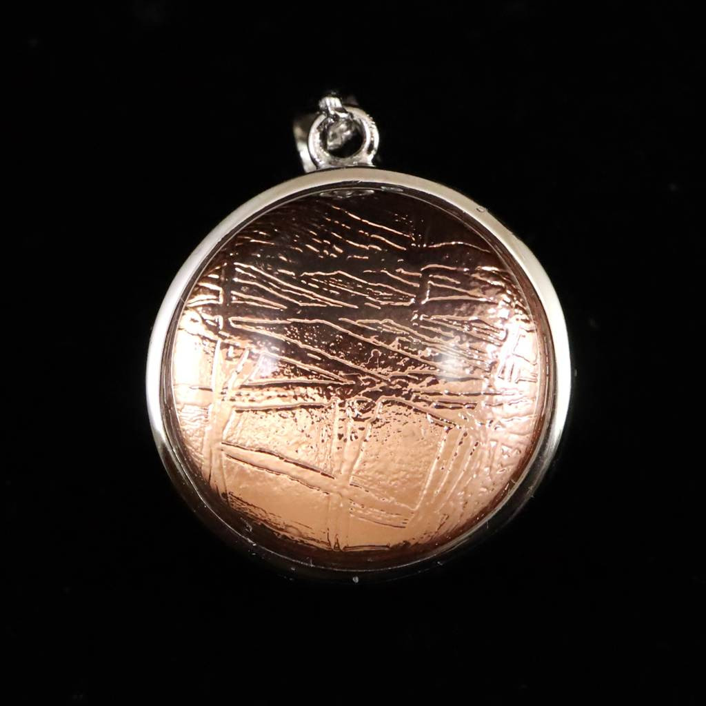 ギベオン ピンクゴールド 15mmボール型　ペンダント 7.5g #30958