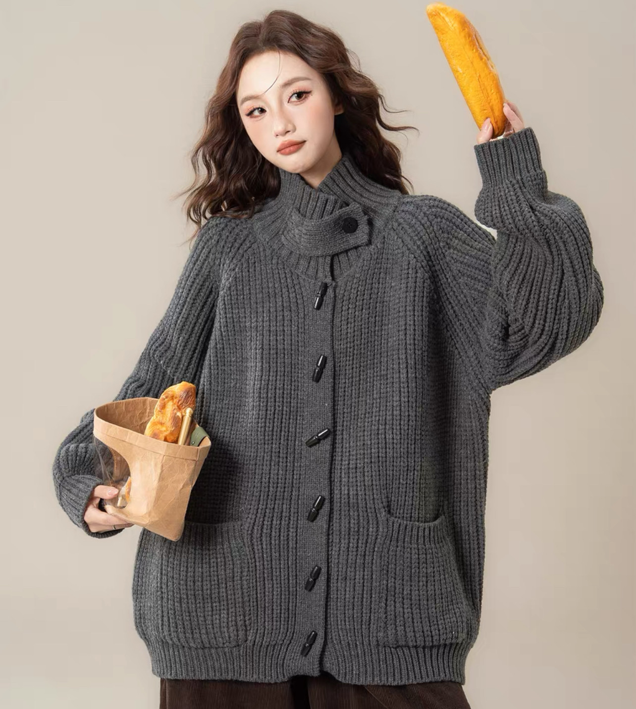 新作｜レディースニット　春秋冬　　おしゃれセーター　ゆったりタイプ