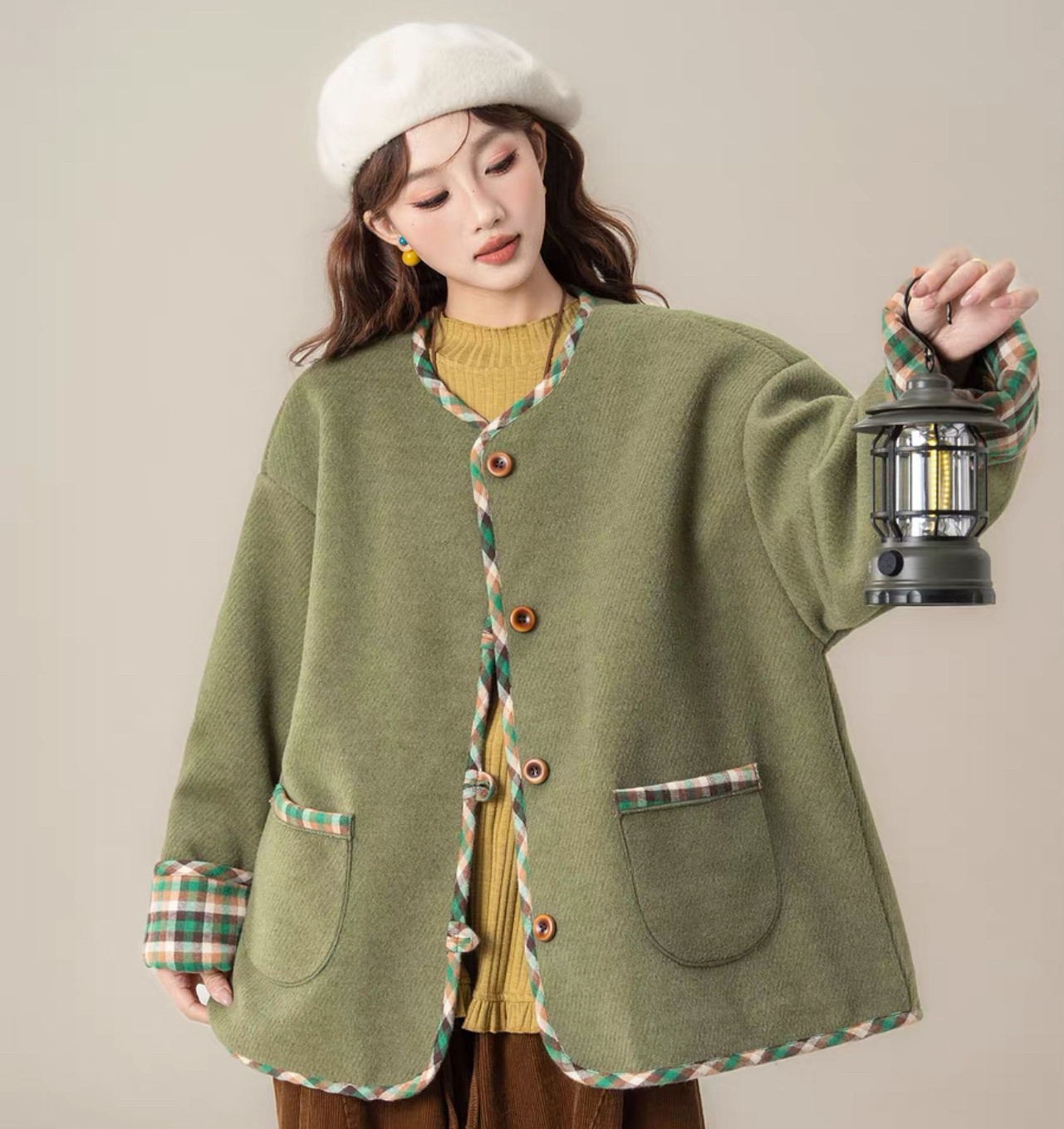【冬支度新作】コート、レディース、 モコモコテディコート、厚手コート、秋冬コート、個性的、防寒対策