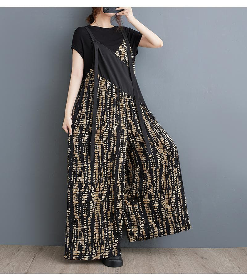 大きいサイズ サロペット　ワイドパンツ　レディース 春夏　 新品 オーバーオール