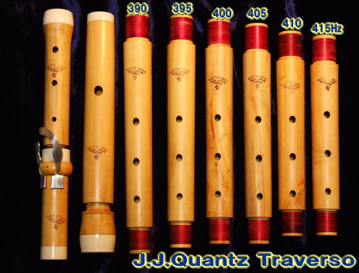 クヴァンツのトラヴェルソ(J.J.Quantz, 2Key Traverso)