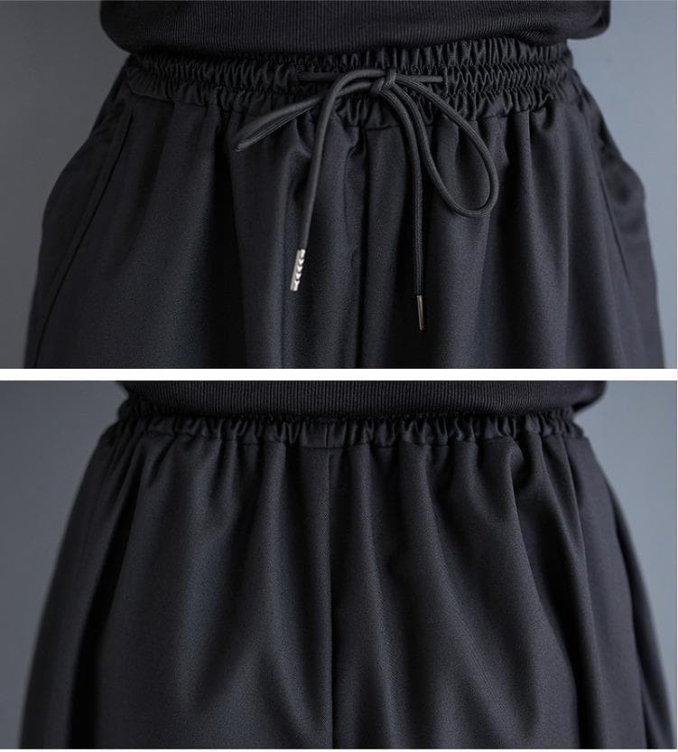 大きいサイズ パンツ　モード系　ブラック　レディース 秋冬　春 新品