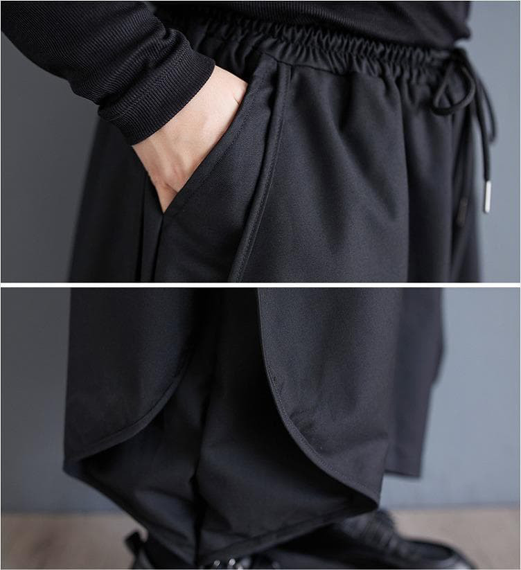 大きいサイズ パンツ　モード系　ブラック　レディース 秋冬　春 新品