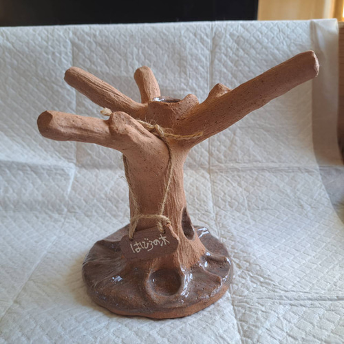 止まり木 小鳥 アクセサリースタンド 陶器枝 1068 おもちゃ・ペット