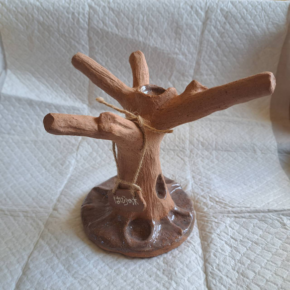 止まり木 小鳥 アクセサリースタンド 陶器枝 1068 おもちゃ・ペット