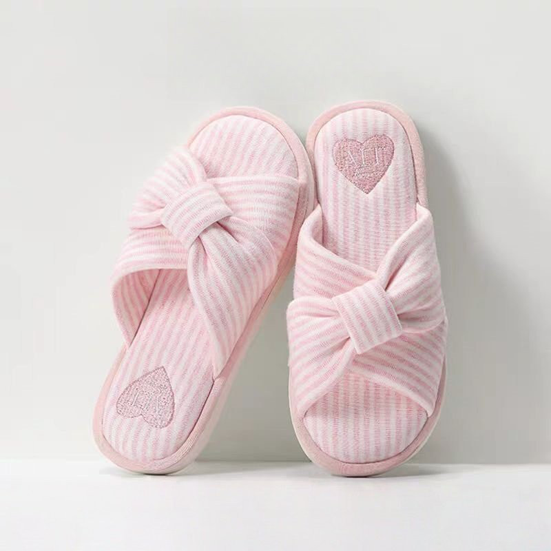 四季用 レディース ルームサンダル 可愛い 布製 ホーム用 室内履き 軟底 新作 春秋 家用 レディース