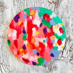 16×23㎝「近所の風景 その1」油彩・原画・サムホールサイズ N 絵画