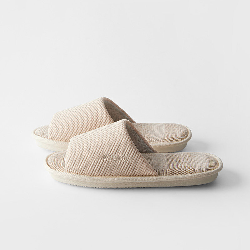 【超極上履き心地】ラテックス 綿麻 スリッパ 男女兼用 室内用 防臭 輸入素材 ホーム用 防滑 軟底 大きいサイズ 亜麻