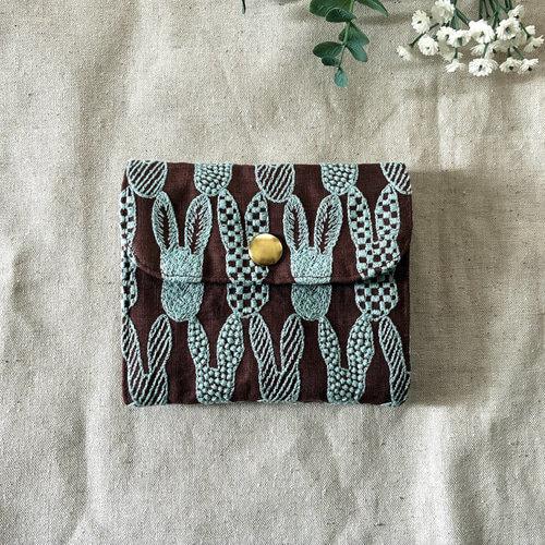 ミナペルホネン ポンピア 二つ折り財布 ミニ財布 コインケース 二