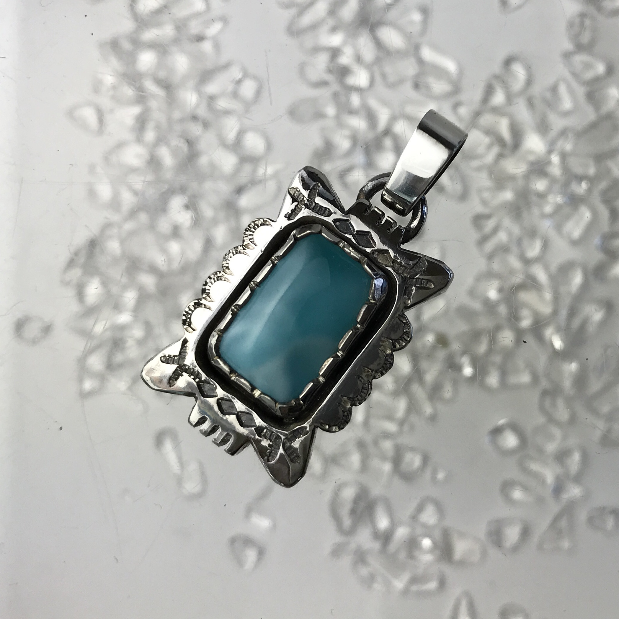 Ocean Tribe ラリマー 【送料無料】OT011 larimar silver シルバー ペンダント