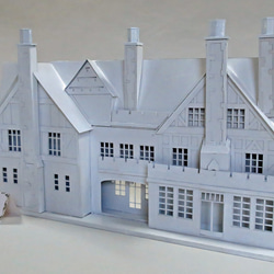 昭和レトロ洋館「旧前田家本邸」 着色模型 立体・オブジェ ジオラマ
