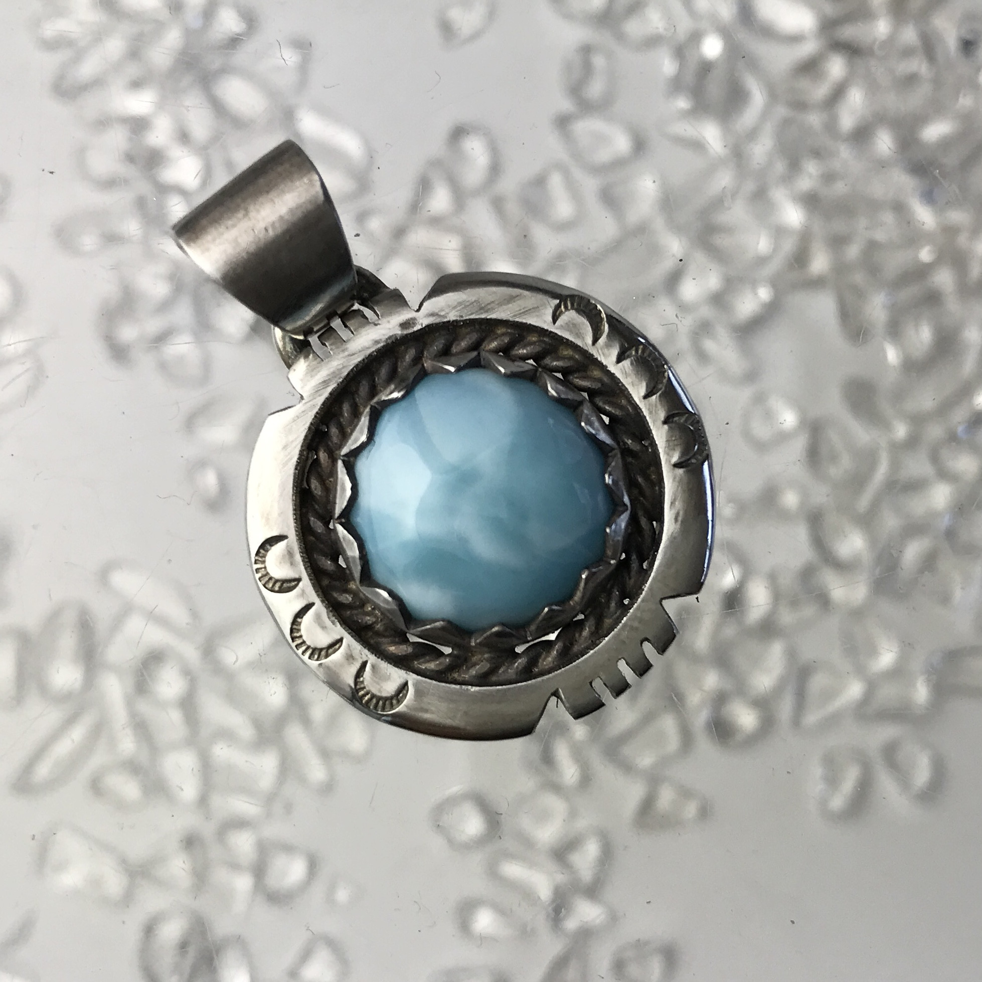 Ocean Tribe ラリマー 【送料無料】OT013 larimar silver シルバー ペンダント