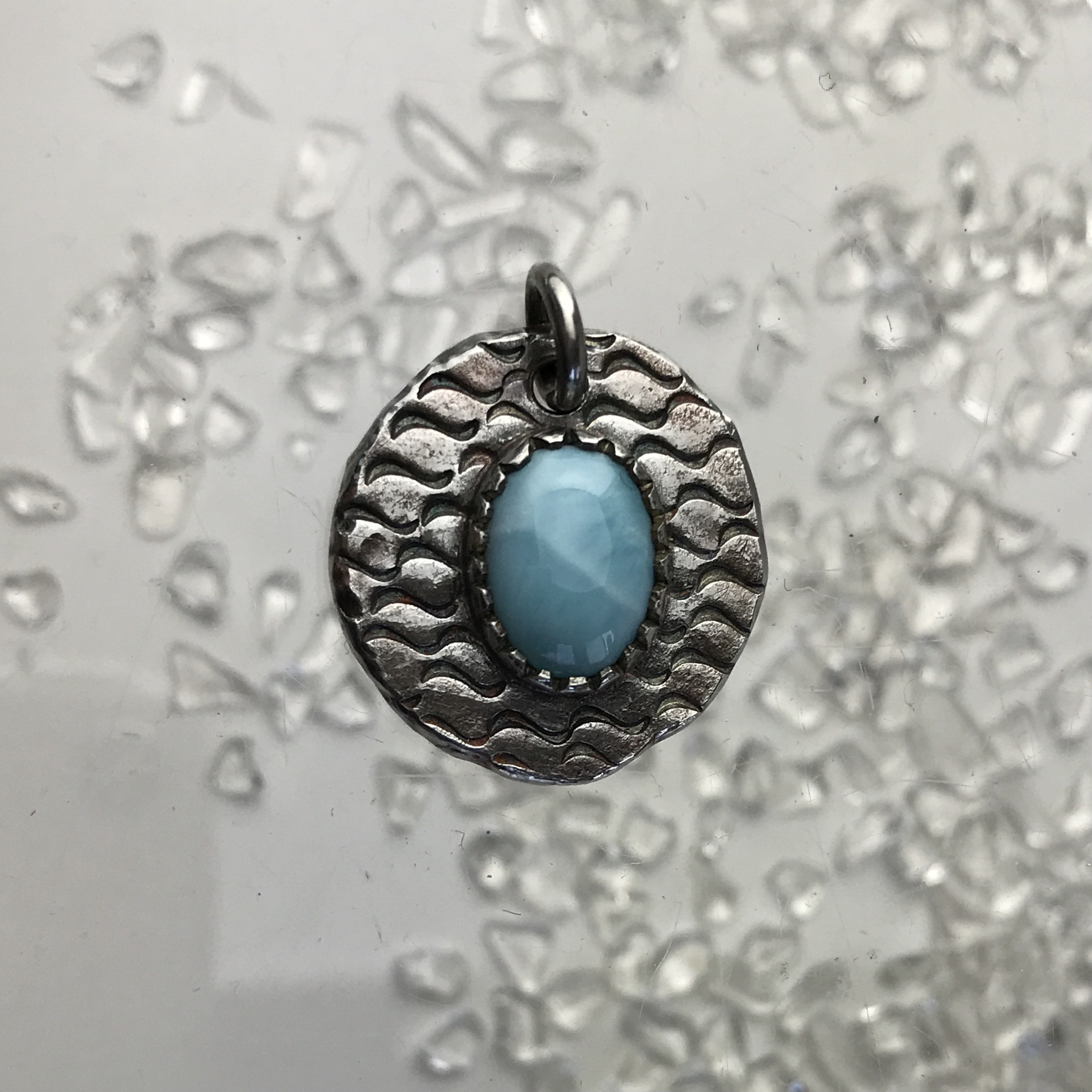 Ocean Tribe ラリマー 【送料無料】OT017 larimar silver シルバー ペンダント
