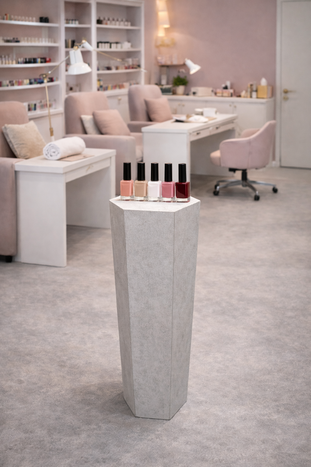 石っぽいシリーズ　ディスプレイボックス　ディスプレイラック