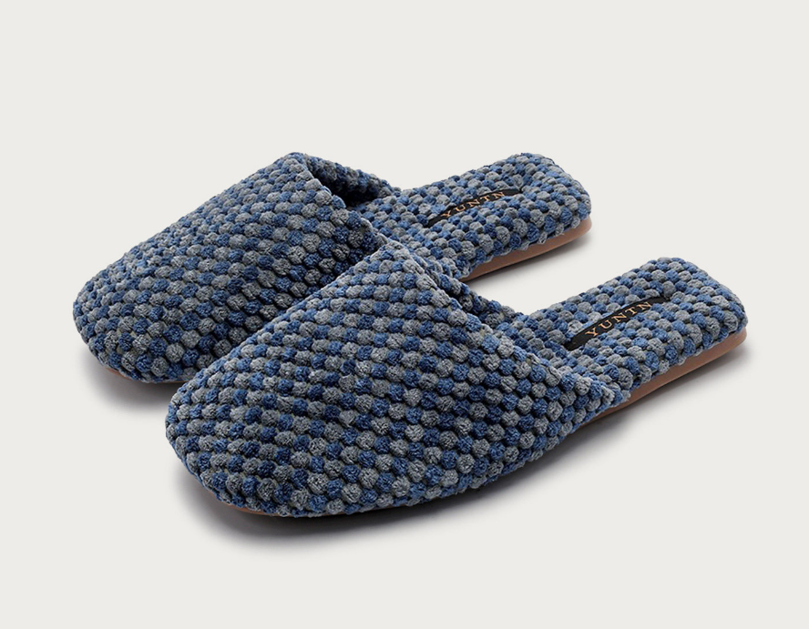 レディース ルームシューズ 秋冬 新作 ツートンカラー パイナップルフリース 高級感 裏起毛 保温 室内用 滑り止め