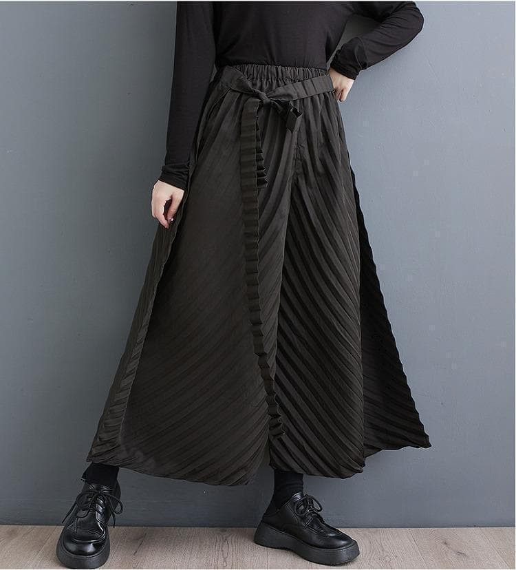 大きいサイズ レディース パンツ　ワイドパンツ　 新品 ガウチョ　ゆったり