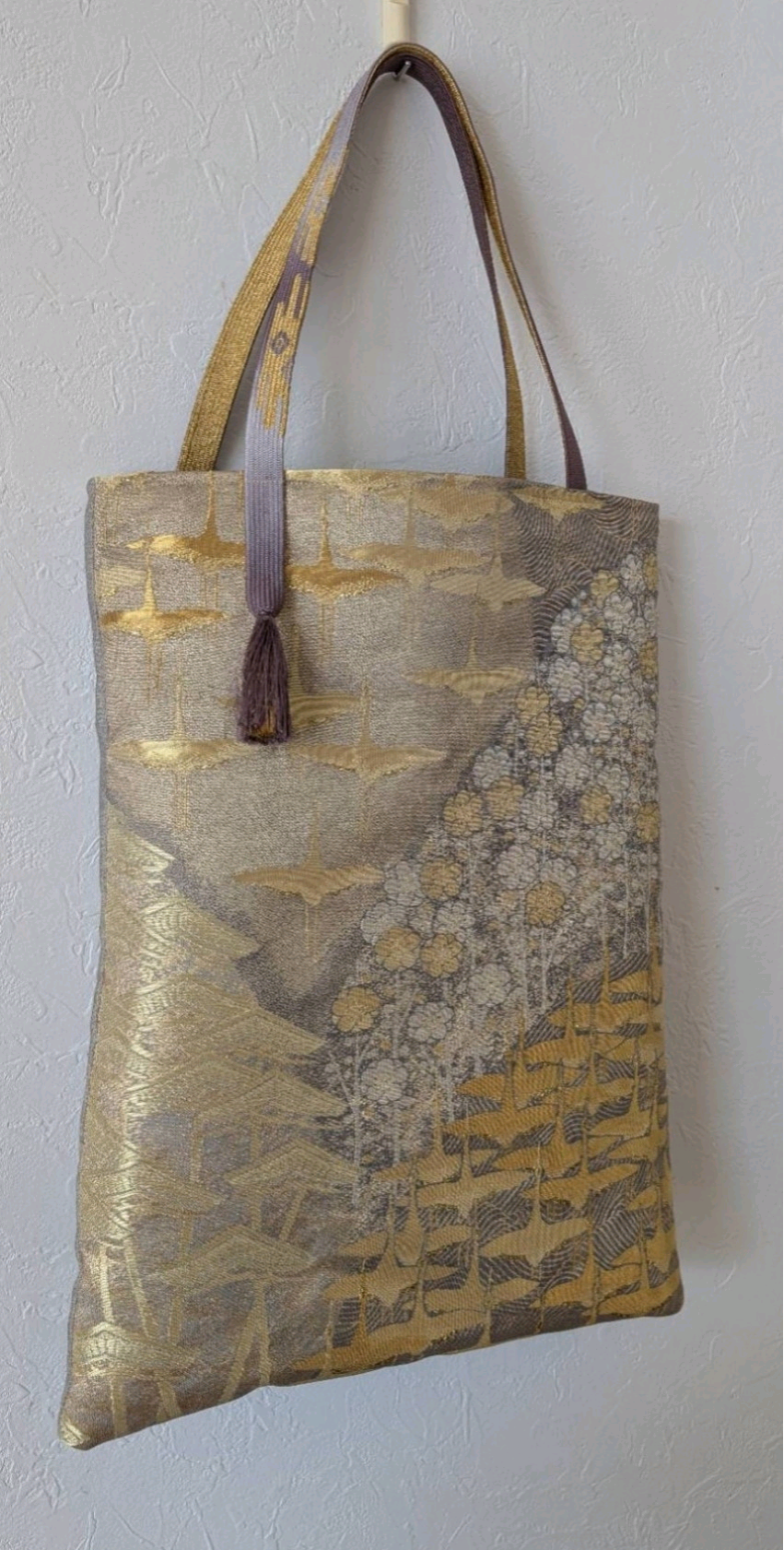 帯リメイクバッグ