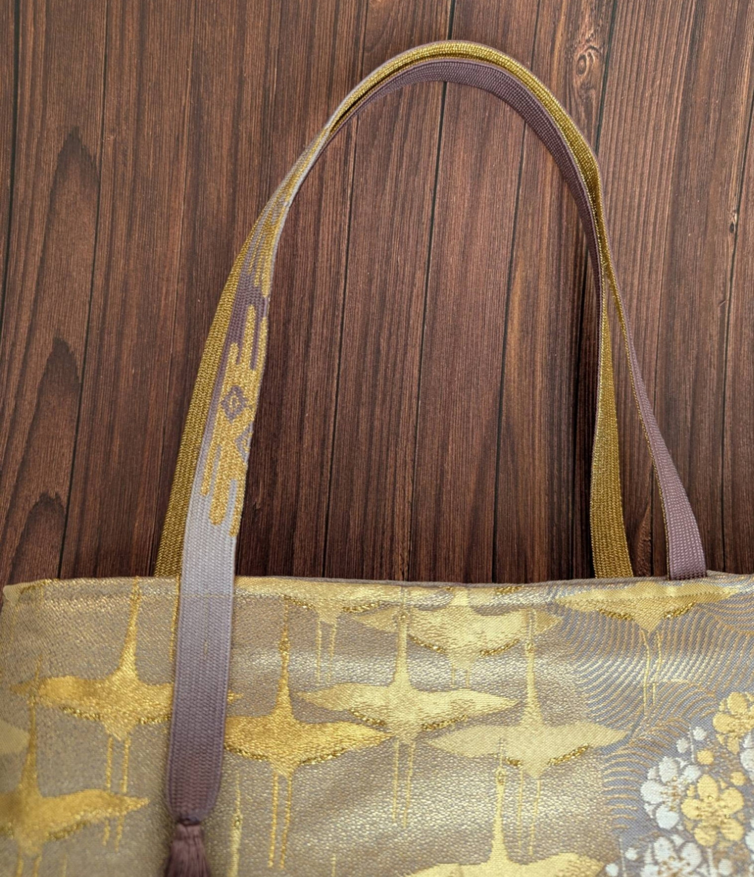 帯リメイクバッグ