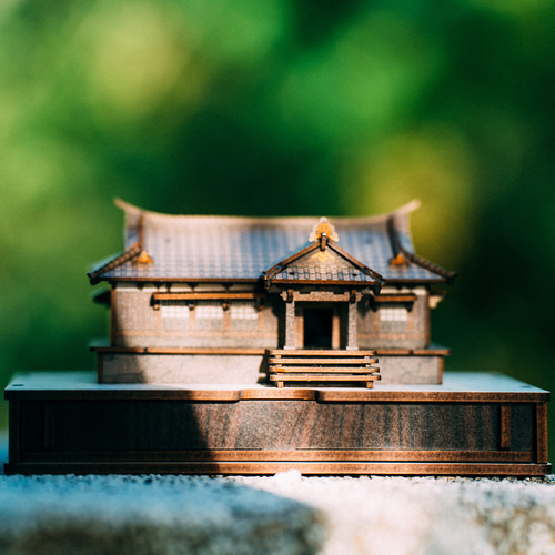 手作りミニチュアモデル] - 日本の神社 | 藤堂ミニチュアモデル