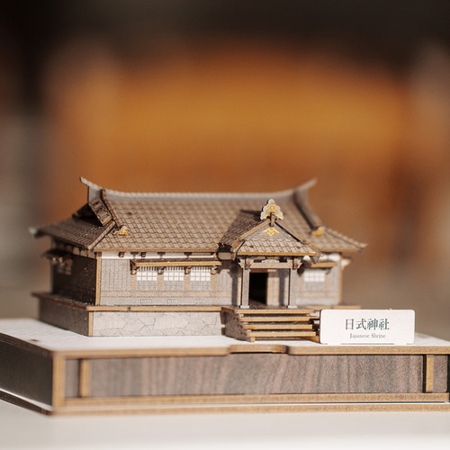 手作りミニチュアモデル] - 日本の神社 | 藤堂ミニチュアモデル