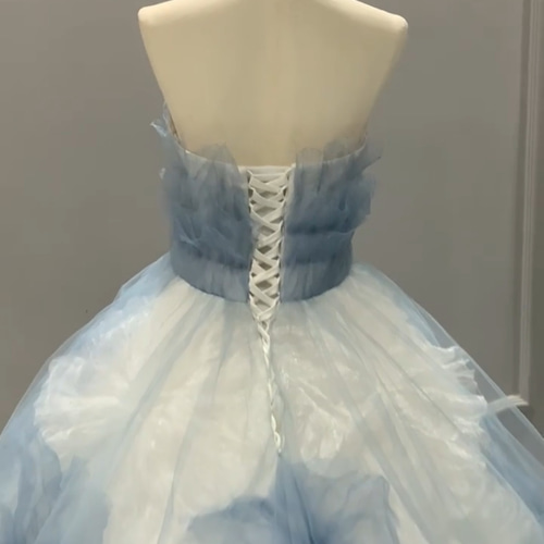 koma様ハンドメイド♡♡薔薇フリルツイン 水色 koma様ハンドメイド♡♡薔薇フリルツイン 水色