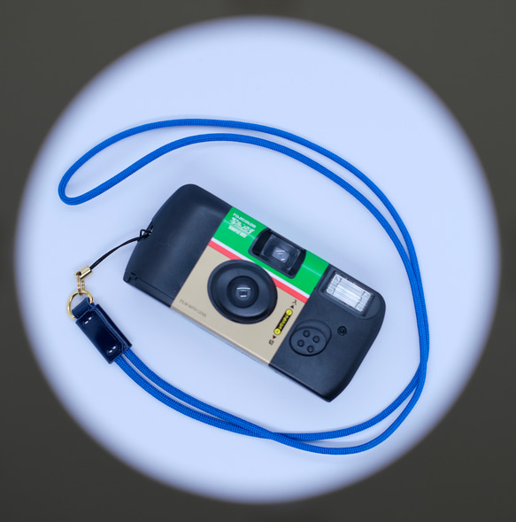 受注生産】写ルンです カメラストラップ 『本革 ルガトショルダー使用