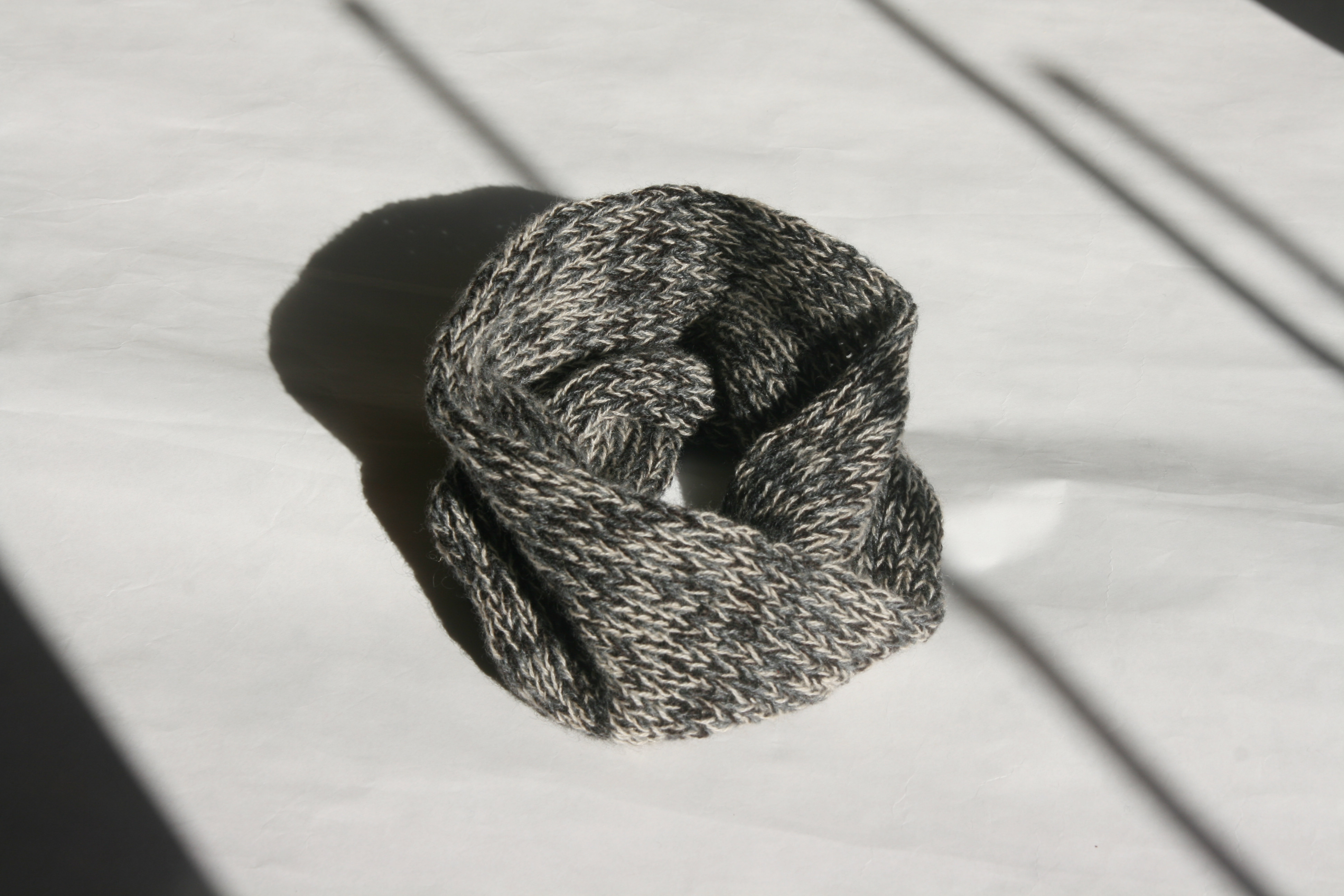 ふわとろ！最高級カシミヤネックウォーマー　スミ