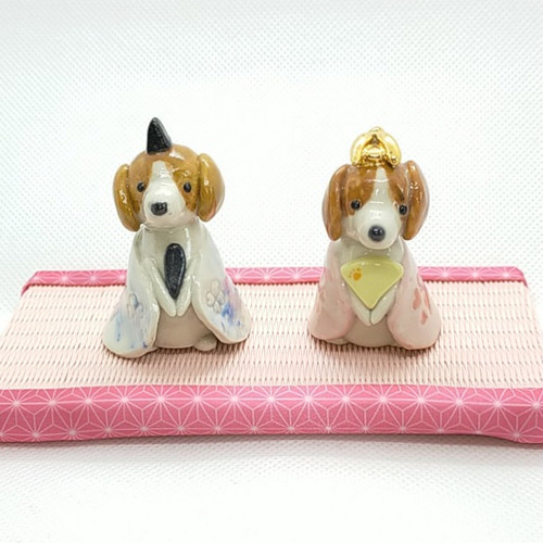 犬雛（ダックスフンド／ビーグル／コーギー）お雛様 桃の節句 雛祭り