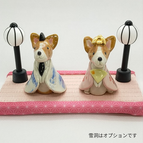 犬雛（ダックスフンド／ビーグル／コーギー）お雛様 桃の節句 雛祭り