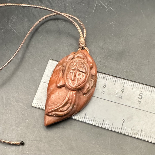 2026.1.1no.2 赤玉福寿亀 新潟赤玉 ネックレス・ペンダント ケンちゃん