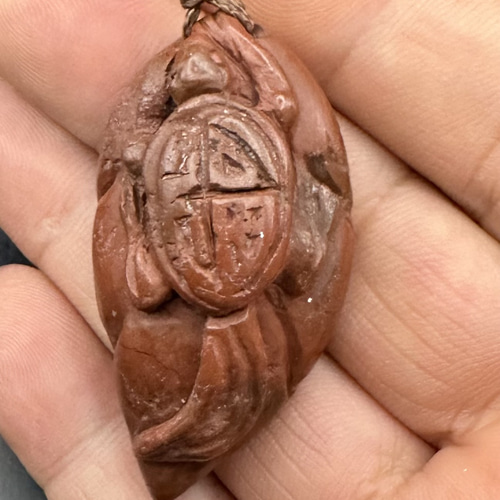 2026.1.1no.2 赤玉福寿亀 新潟赤玉 ネックレス・ペンダント ケンちゃん