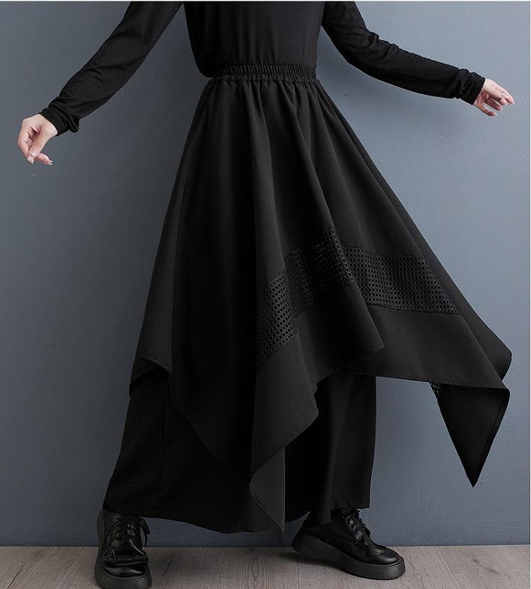 パンツ　イレギュラー　大きいサイズ レディース 秋冬　春 新品 ウエストゴム