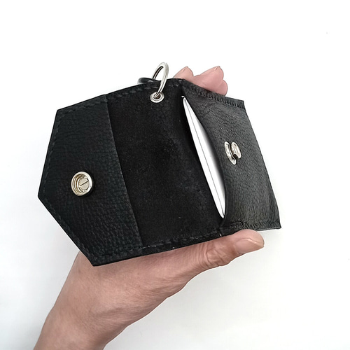 本革レザー携帯灰皿ポケット灰皿クロムハーツ好きクロスコンチョレザー